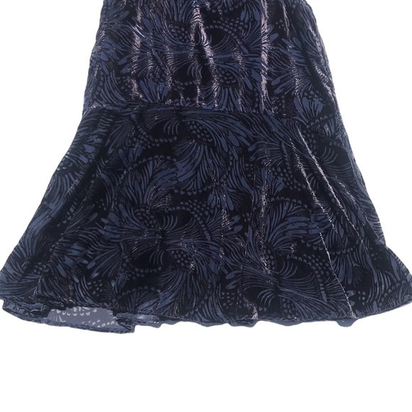 Free People Ellie Burnout Velvet Mini Swing Dress - Picture 7 of 11